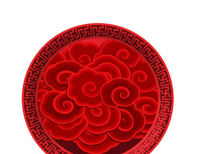 中式古典云纹花纹