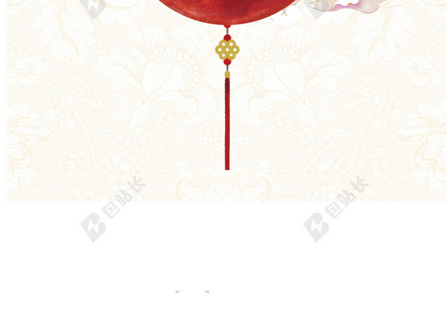 财神爷灯笼喜庆新年节日背景