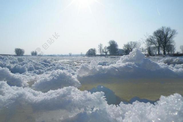冬天的印象 寒冬 雪 冷 冬天 冬季魔术 浮冰 河 冻结
