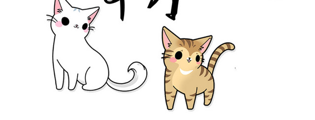 卡通宠物猫