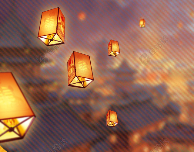 元宵节喜庆背景