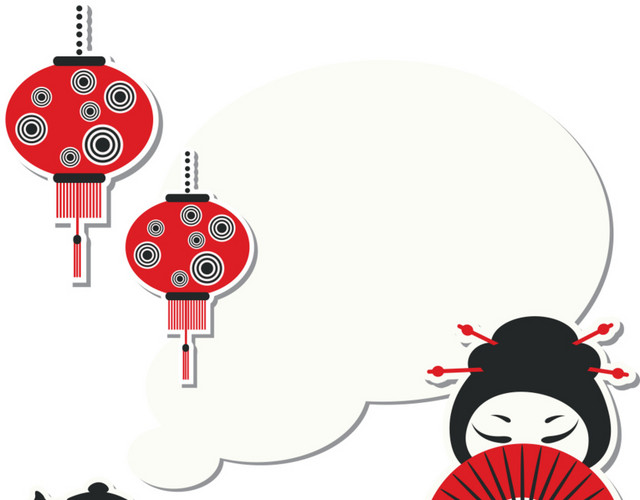 矢量日本文化