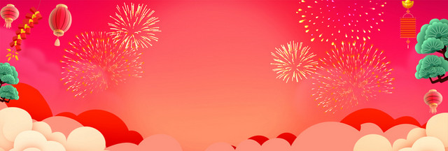元宵节卡通喜庆BANNER