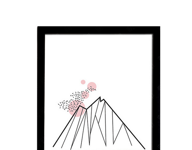 画框简约墙壁画