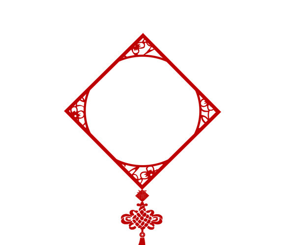 红色边框