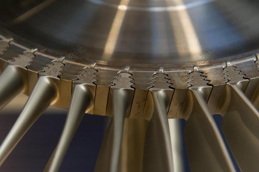 机械银色的金属齿轮背景图片