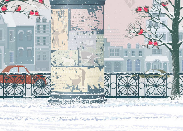 小雪24节气创意