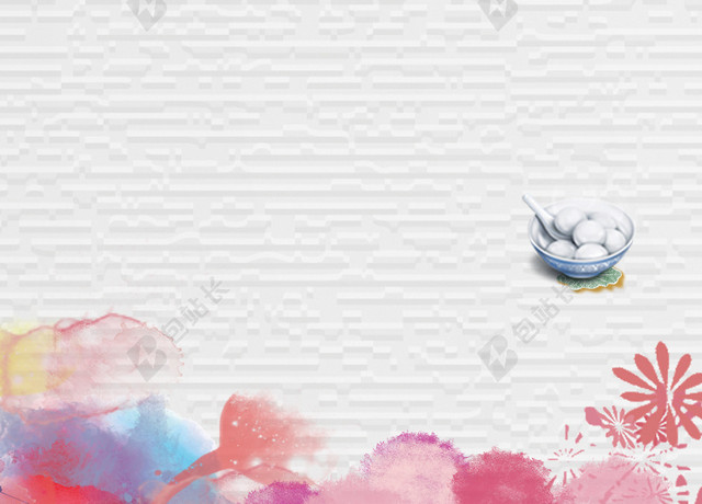 灯笼水彩春节背景