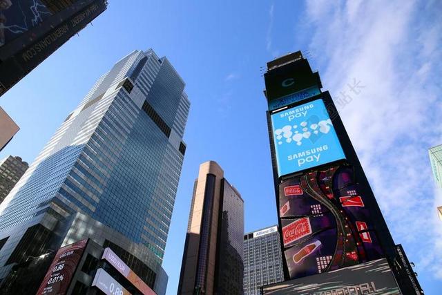 纽约体系城市曼哈顿摩天大楼建设建筑物