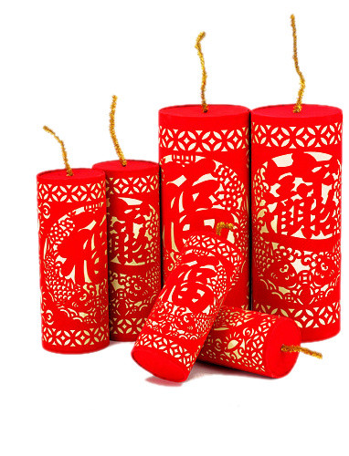 福字喜庆过节节日炮竹