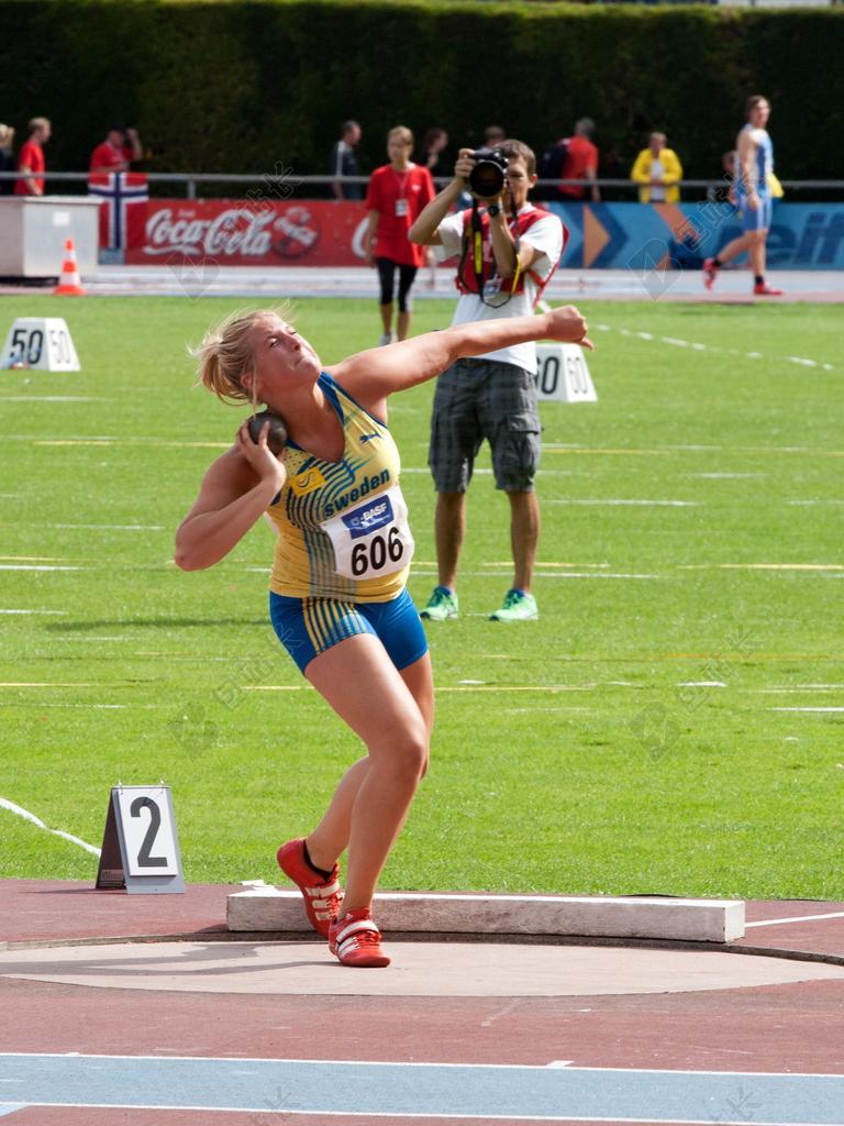 田径 铅球 体育