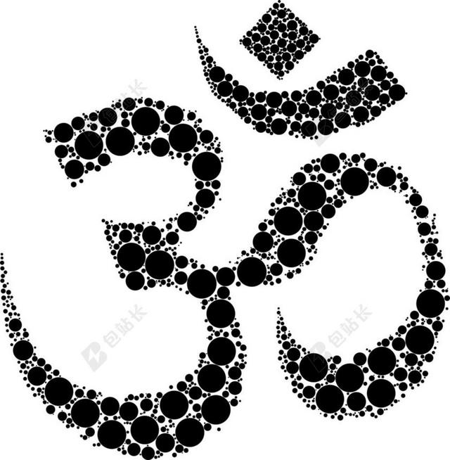 OM 符号 神圣 精神 宗教 瑜伽 印度教 佛教 耆那教