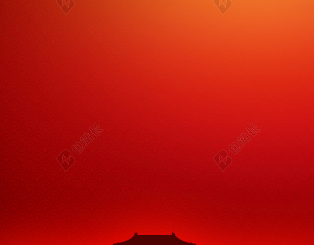 红色灯笼元旦节H5背景