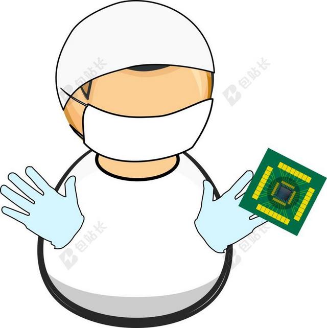 设计白衣的科学家图案背景图片