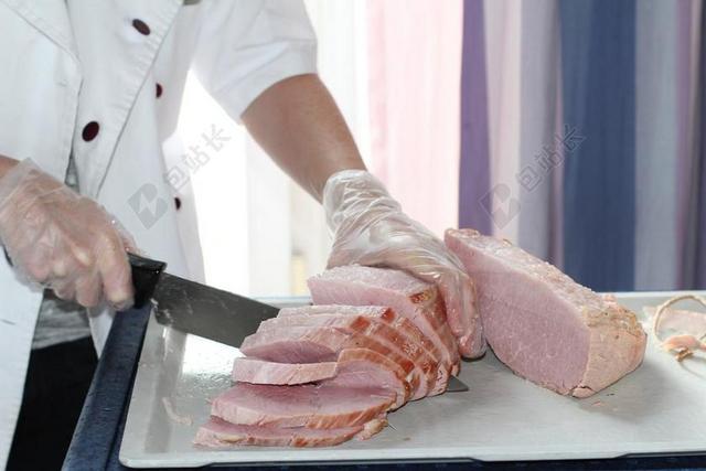肉切成 肉片 切 刀 工具 尖锐 服务 卫生