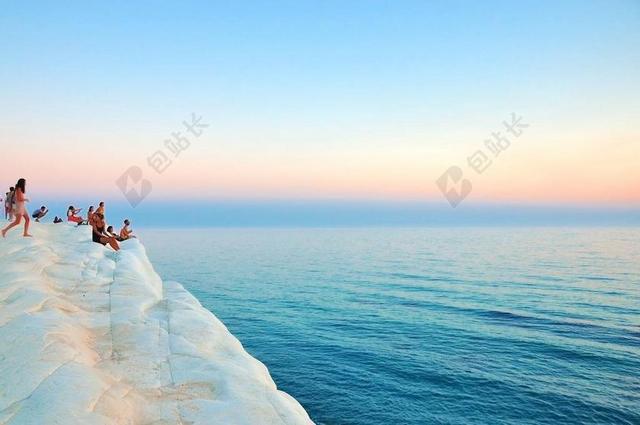 海岸 悬崖 海洋 白 海 景观 自然 旅行 水 天空