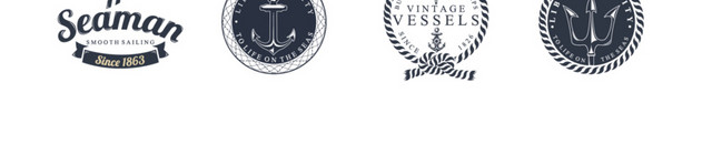 圆形大海元素LOGO