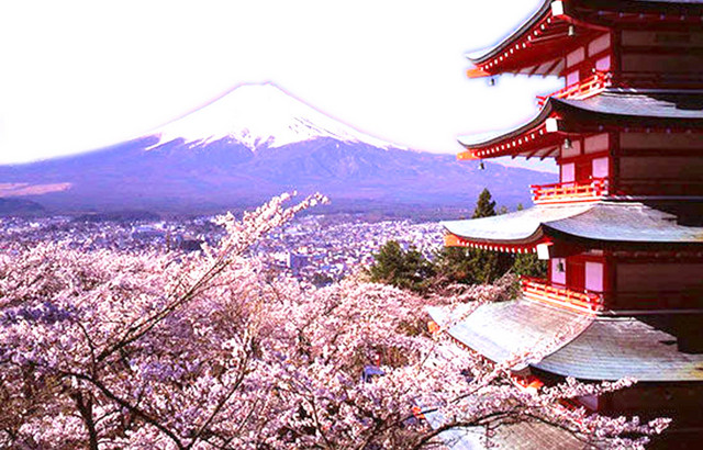 日本富士山建筑物