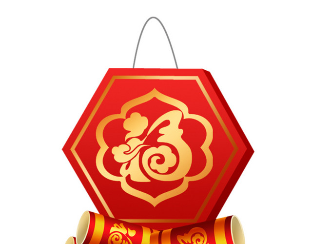新年鞭炮PSD分层图