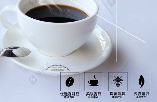 咖啡宣传海报背景素材