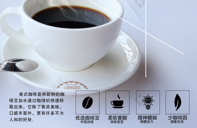 咖啡宣传海报背景素材