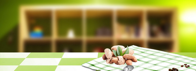 咖啡清新唯美背景BANNER