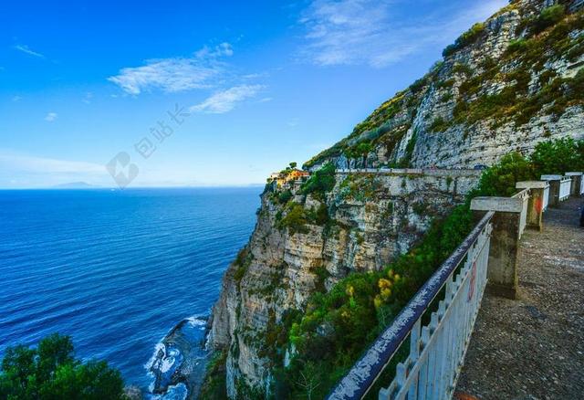 阿马尔菲 海岸 地中海 海 意大利 旅行 海岸线 悬崖 石