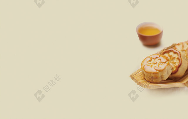 黄色简约中国风背景