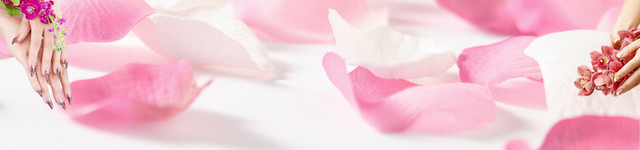 美甲养生护肤美容名片背景BANNER