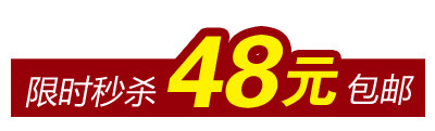 限时秒杀包邮促销标签