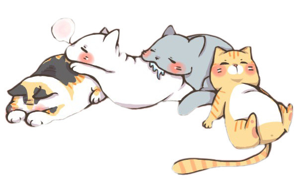卡通猫咪老鼠