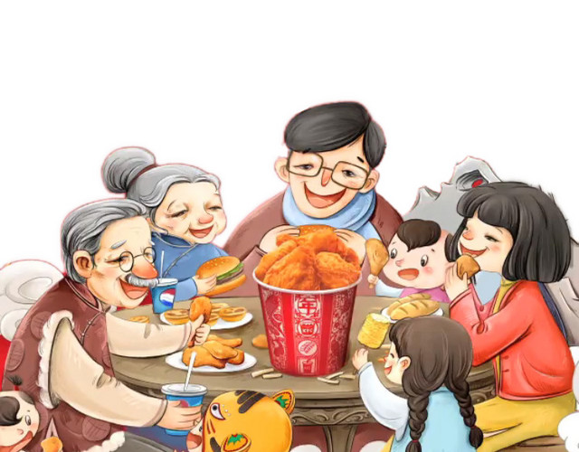 春节家人团聚