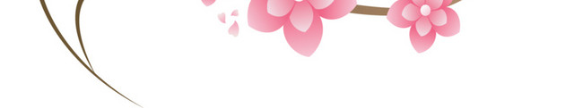 浪漫春天桃花花纹