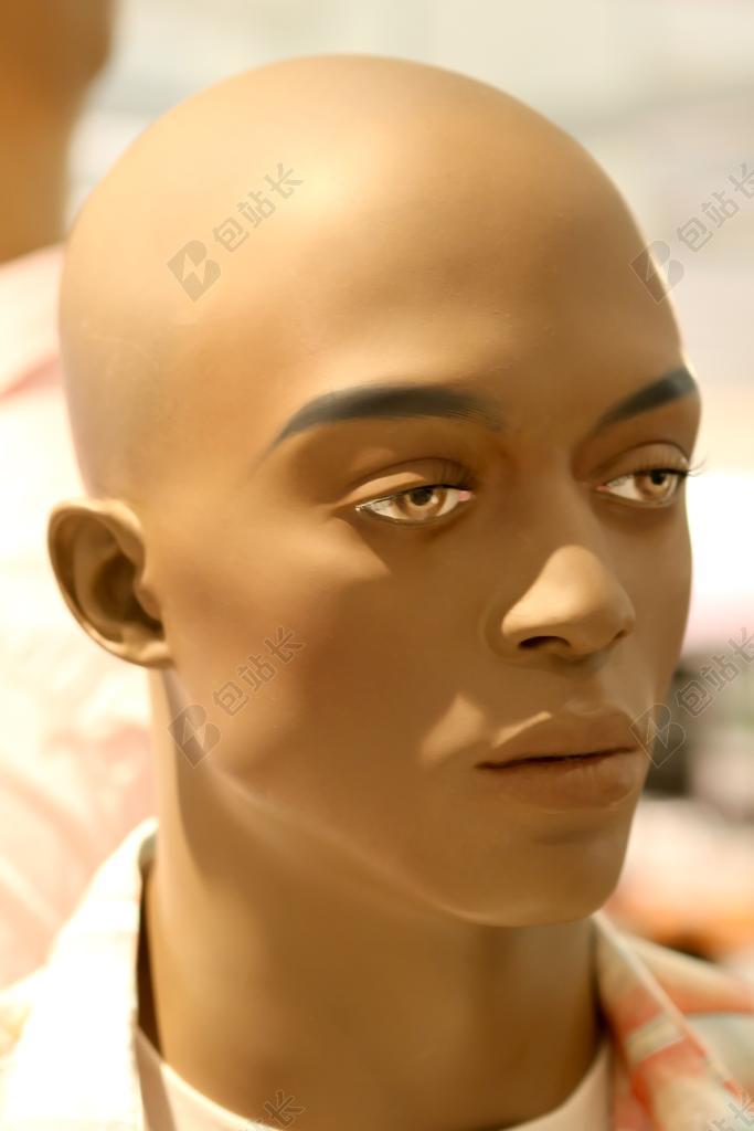 非洲 光头 秃头 黑 精品 服装 有色 工艺 设计