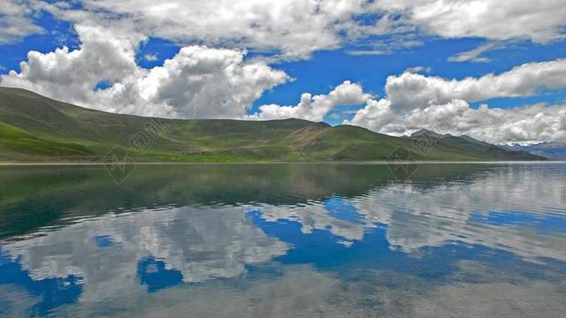 西藏 羊卓雍 景观 BERGSEE