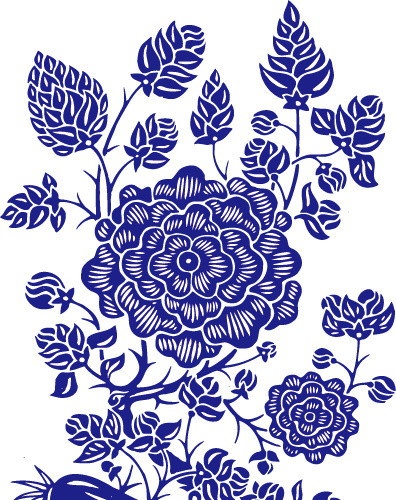 青花瓷花纹