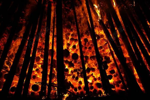 余烬 辉光 木 烧伤 HOLZSTAPEL 辉光烤箱 热波 热