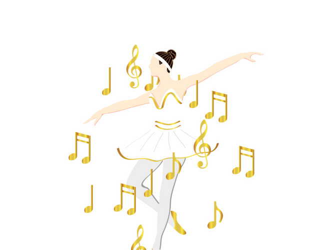 矢量音乐盒免费下载   芭蕾舞  女孩  音乐  玩具
