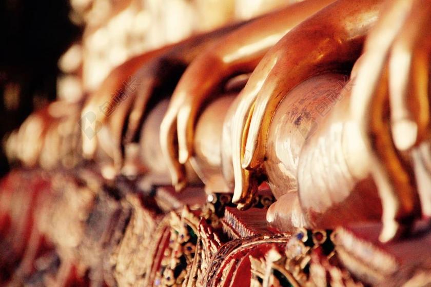 曼谷 佛 黄金 冥想 佛教 泰国 亚洲 庙 东南 笏