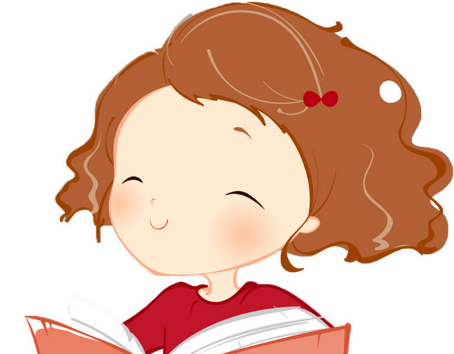卡通小女孩