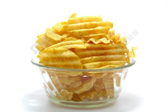 小吃 吃零食 马铃薯 食品 碗 垃圾 特写 孤立 堆 内容