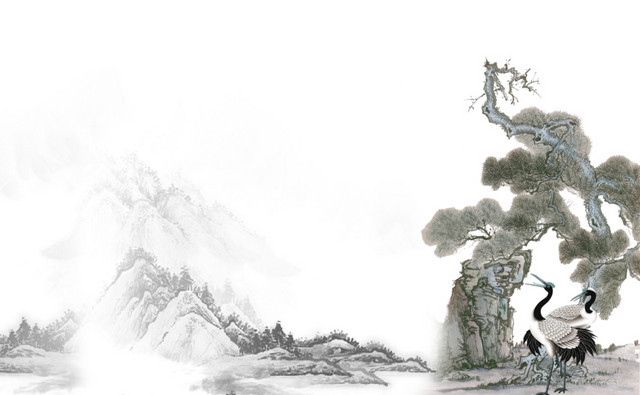 水墨山水画