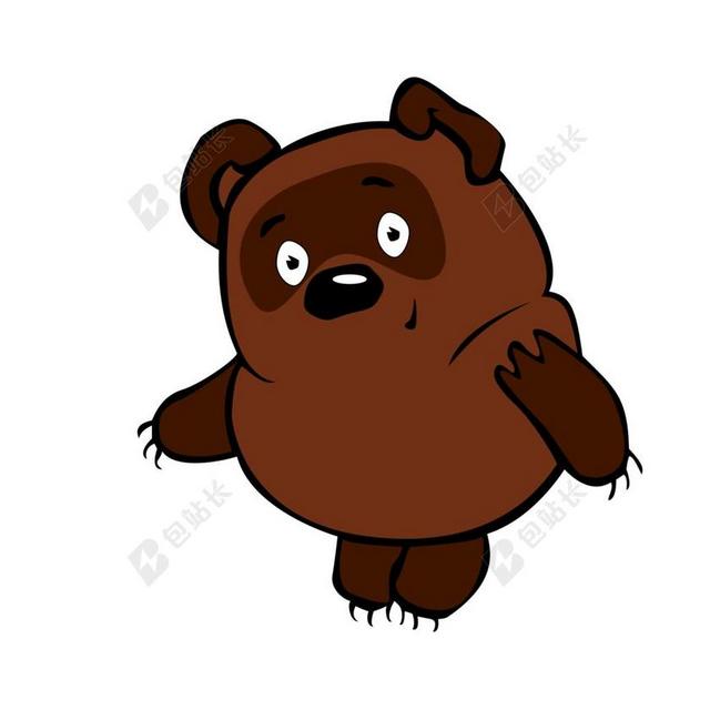 小熊维尼 矢量 图 传情动漫 PNG 熊 插图