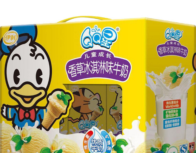伊利QQ星儿童成长牛奶