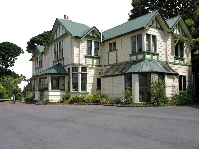 现代青色美式建筑住宅乡村别墅