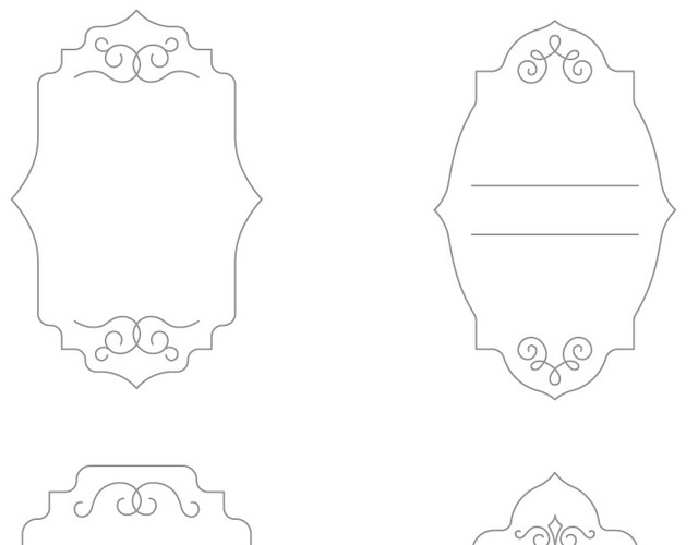 欧式边框矢量图欧式边框图1