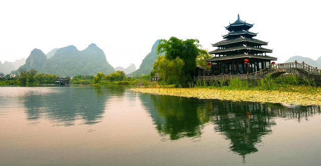 桂林漓江景色