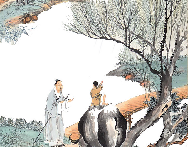 中国风山水画
