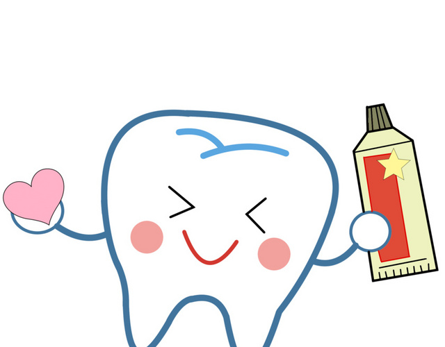 手绘世界爱牙日卡通牙齿插画