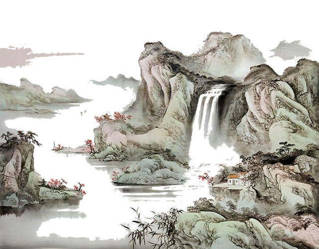 水墨山水画